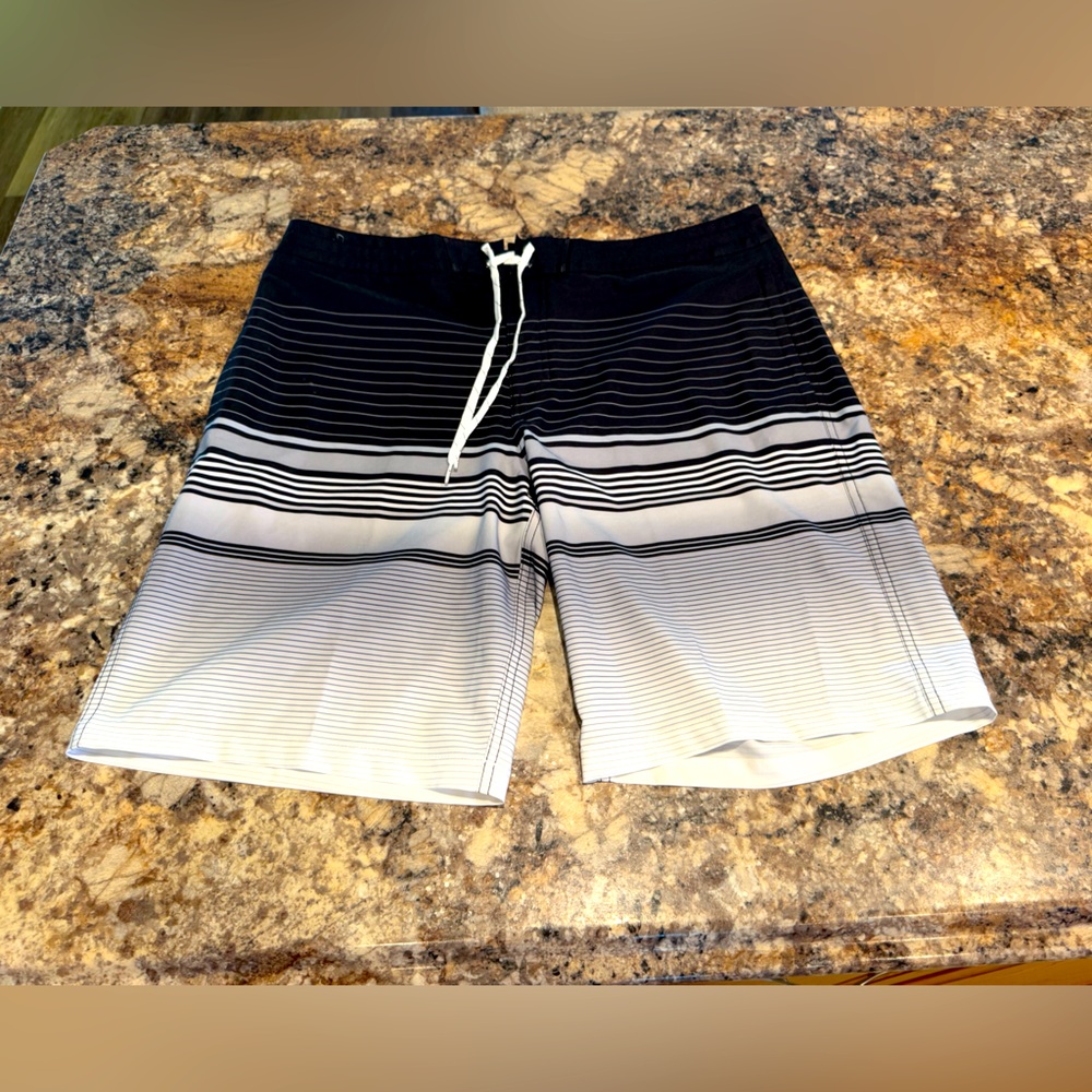 Goodfellow & Co Black and Gray Board Shorts